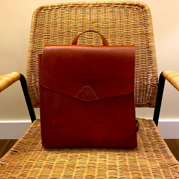 VereVerto Premium Leather Bagpack - Picture 4 of 8